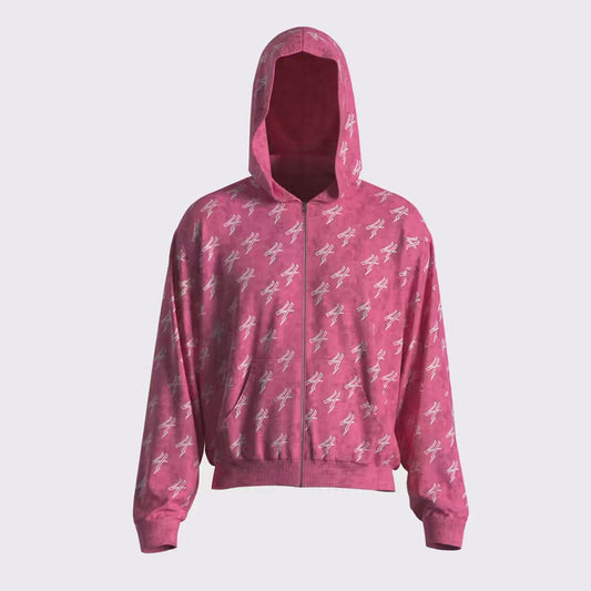 FOURS zip up (pink)