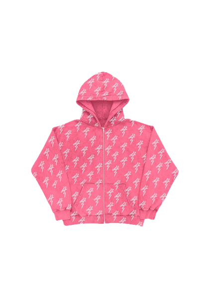 FOURS zip up (pink)