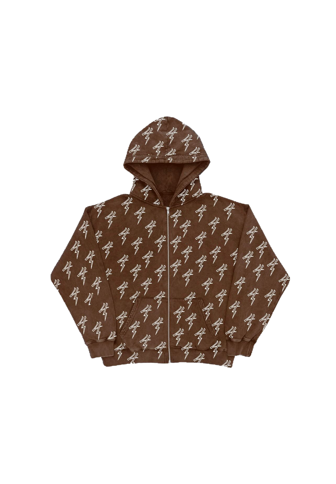 FOURS zip up (brown)